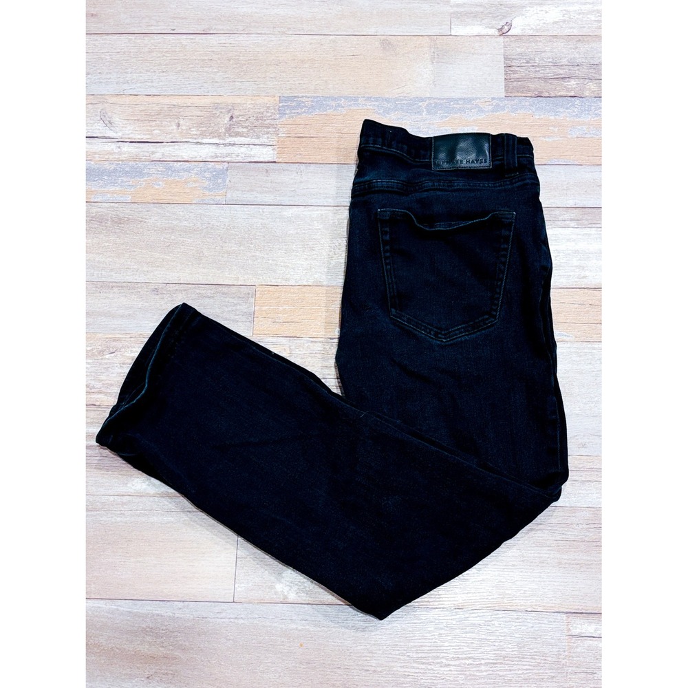 DENVER HAYES Black‎ jeans | Straight Leg Stretch Denim | Size 34